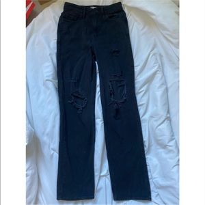 COPY - Pacsun 90’s boyfriend black ripped jeans size 25